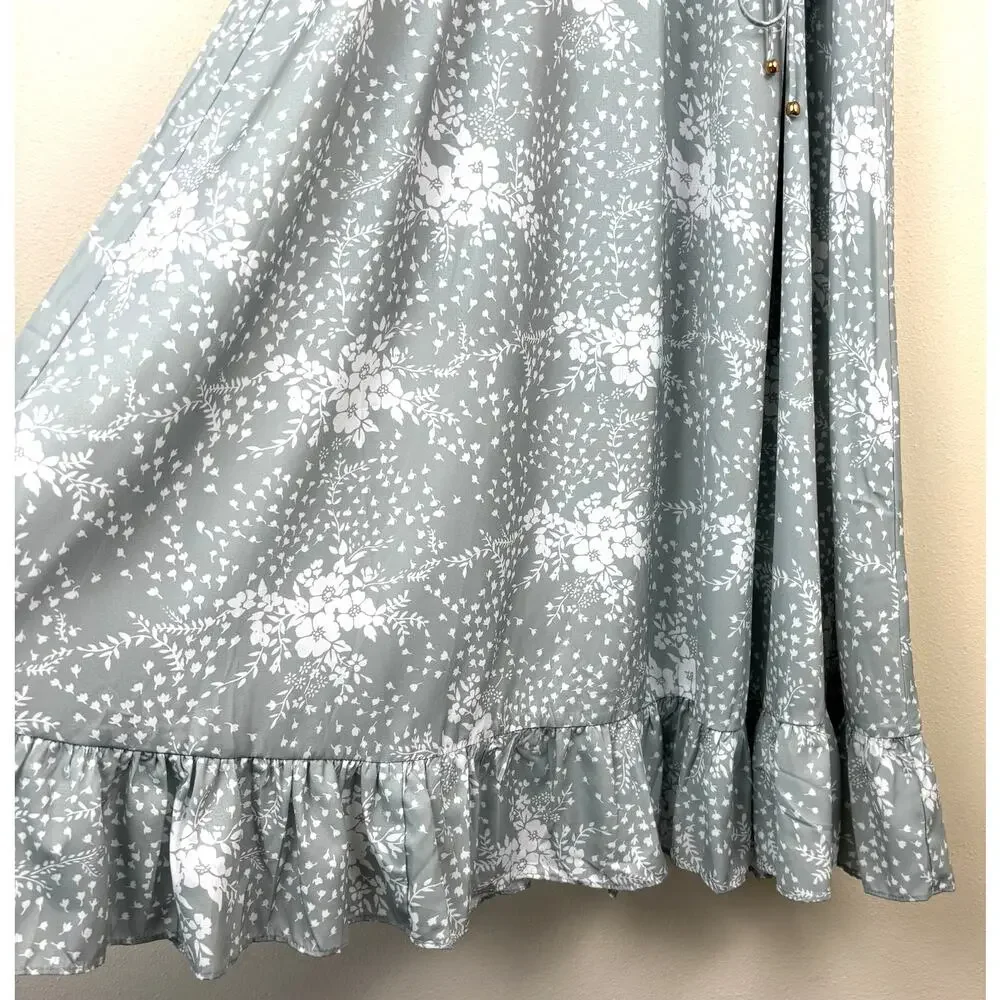 NWT Hello Molly Good Friend Midi Dress Size Medium / 6 in Sage - Picture 9 of 14